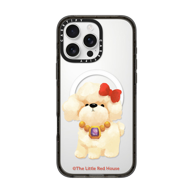 The Little Red House x CASETiFY iPhone 16 Pro Max Case Cat,Animal Black Impact Case MagSafe Compatible Lovely Poodle Back to School The Little Red House x CASETiFY iPhone 16 Pro Max Case Cat,Animal Black Impact Case MagSafe Compatible Lovely Poodle Back to School