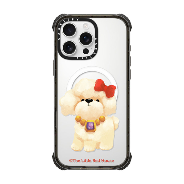 The Little Red House x CASETiFY iPhone 16 Pro Max Case Cat,Animal Black ウルトラ インパクトケース MagSafe 対応 Lovely Poodle Back to School The Little Red House x CASETiFY iPhone 16 Pro Max Case Cat,Animal Black ウルトラ インパクトケース MagSafe 対応 Lovely Poodle Back to School