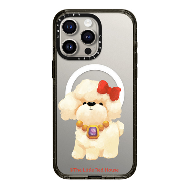 The Little Red House x CASETiFY iPhone 15 Pro Max Case Cat,Animal Black Impact Case MagSafe Compatible Lovely Poodle Back to School The Little Red House x CASETiFY iPhone 15 Pro Max Case Cat,Animal Black Impact Case MagSafe Compatible Lovely Poodle Back to School