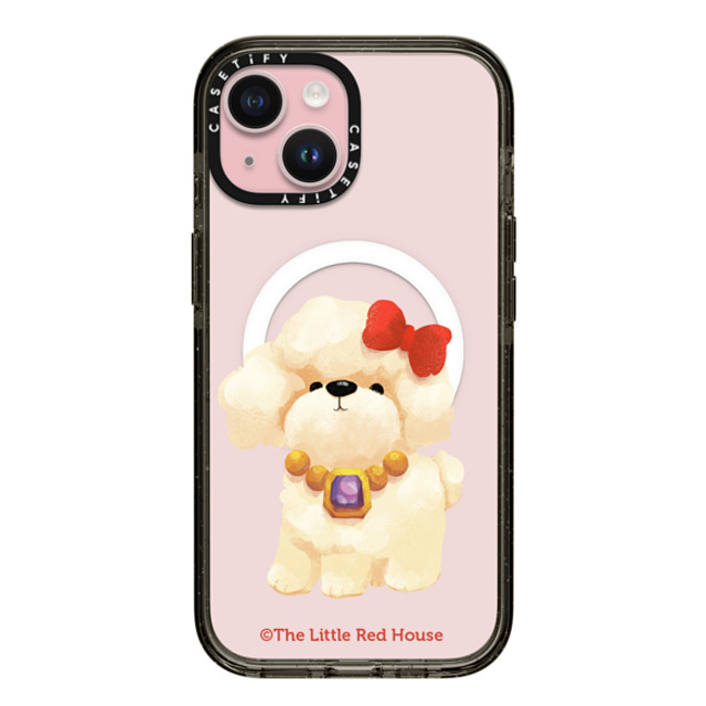 The Little Red House x CASETiFY iPhone 15 Case Cat,Animal Black Impact Case MagSafe Compatible Lovely Poodle Back to School The Little Red House x CASETiFY iPhone 15 Case Cat,Animal Black Impact Case MagSafe Compatible Lovely Poodle Back to School