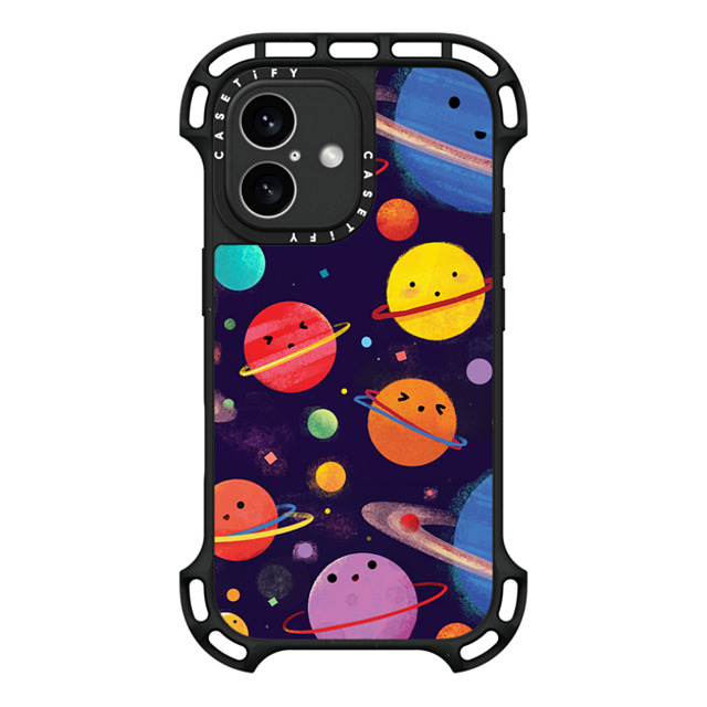 The Little Red House x CASETiFY iPhone 16 ケース Space,Cartoon ブラック ウルトラ バウンスケース MagSafe対応 Hulu Universe Back to School The Little Red House x CASETiFY iPhone 16 ケース Space,Cartoon ブラック ウルトラ バウンスケース MagSafe対応 Hulu Universe Back to School