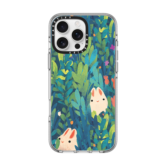 The Little Red House x CASETiFY iPhone 16 Pro Max Case Floral,Bunny Clear Clear Case MagSafe Compatible Spring Time Bunnies Father's Day The Little Red House x CASETiFY iPhone 16 Pro Max Case Floral,Bunny Clear Clear Case MagSafe Compatible Spring Time Bunnies Father's Day