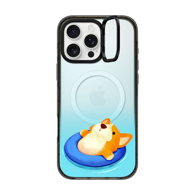 The Little Red House x CASETiFY iPhone 16 Pro Max Case Dog,Cartoon Black インパクトリングスタンドケース MagSafe対応 Relex Corgi Mother's Day The Little Red House x CASETiFY iPhone 16 Pro Max Case Dog,Cartoon Black インパクトリングスタンドケース MagSafe対応 Relex Corgi Mother's Day