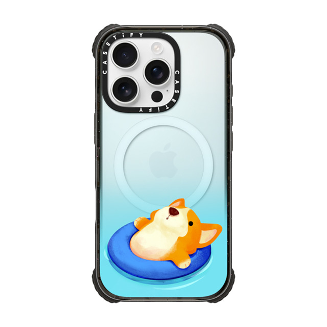 The Little Red House x CASETiFY iPhone 16 Pro ケース Dog,Cartoon ブラック ウルトラ インパクトケース MagSafe 対応 Relex Corgi Back to School The Little Red House x CASETiFY iPhone 16 Pro ケース Dog,Cartoon ブラック ウルトラ インパクトケース MagSafe 対応 Relex Corgi Back to School