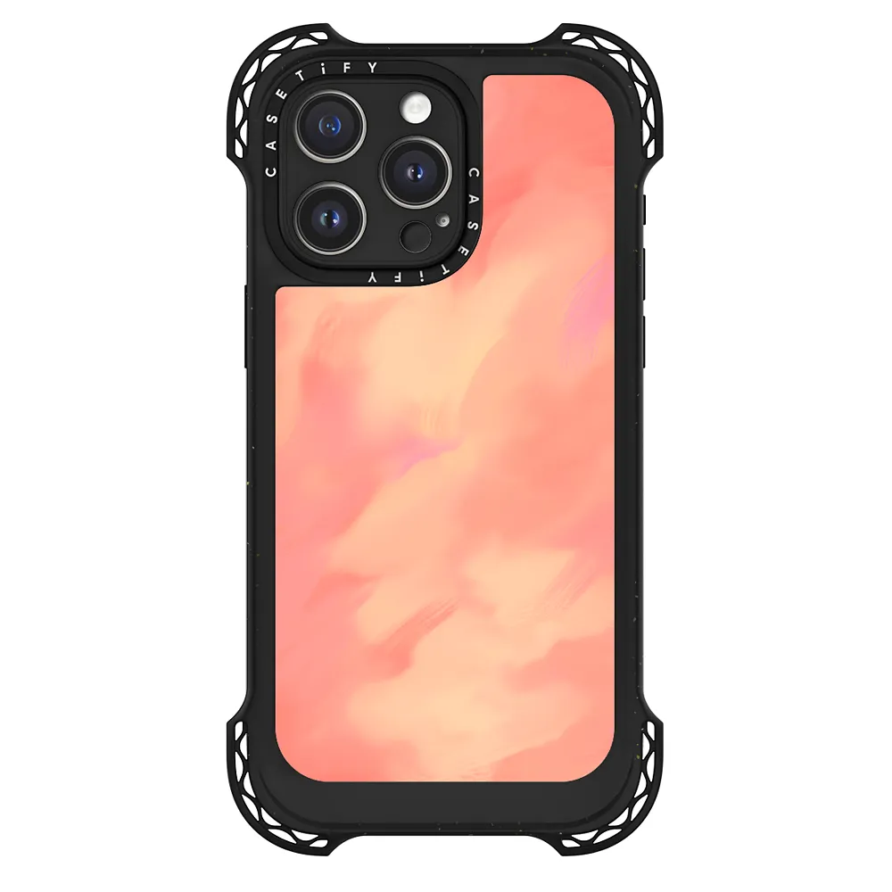 Peach marble CASETiFY