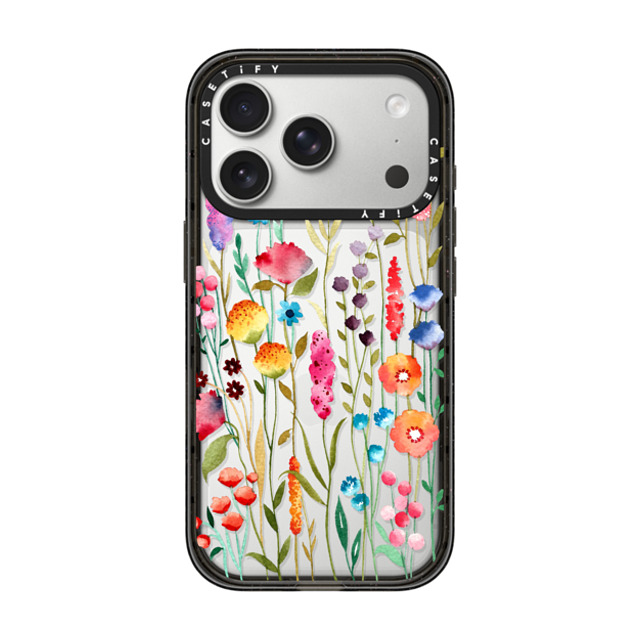 Sison Designs x CASETiFY iPhone 17 Pro �P�[�X Floral,Fine Art �u���b�N �C���p�N�g�P�[�X Jardin De Fleurs 1 phone case