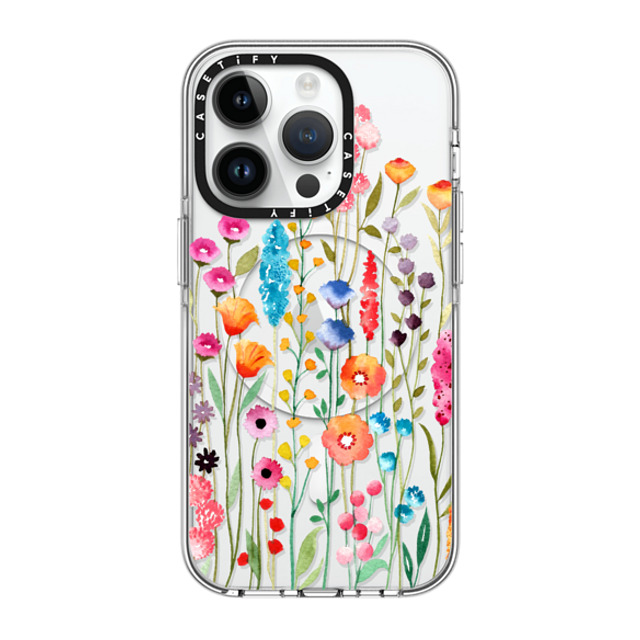 Sison Designs x CASETiFY iPhone 14 Pro Case Clear Clear Case MagSafe Compatible Jardin De Fleurs 2 phone case Sison Designs x CASETiFY iPhone 14 Pro Case Clear Clear Case MagSafe Compatible Jardin De Fleurs 2 phone case