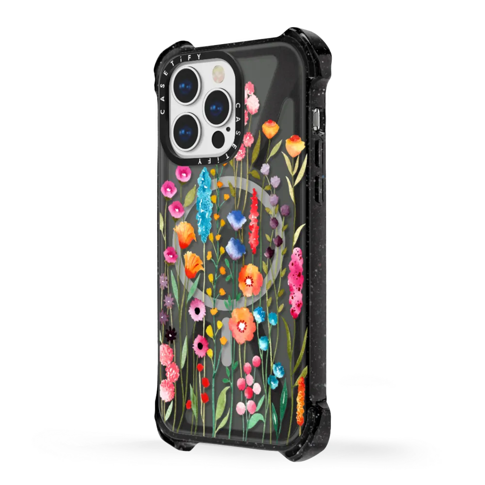 Bounce iPhone 13 Pro Max Case MagSafe Compatible - Jardin De Fleurs 2 phone case
