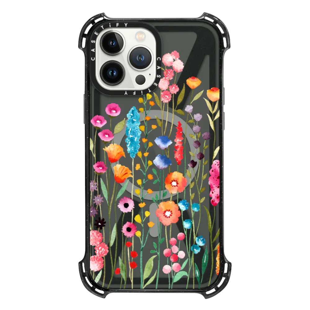 Bounce iPhone 13 Pro Max Case MagSafe Compatible - Jardin De Fleurs 2 phone case