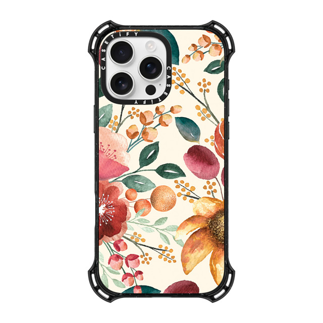 Sison Designs x CASETiFY iPhone 16 Pro Max Case Black バウンスケース Ivory Vintage Posh Android case Sison Designs x CASETiFY iPhone 16 Pro Max Case Black バウンスケース Ivory Vintage Posh Android case