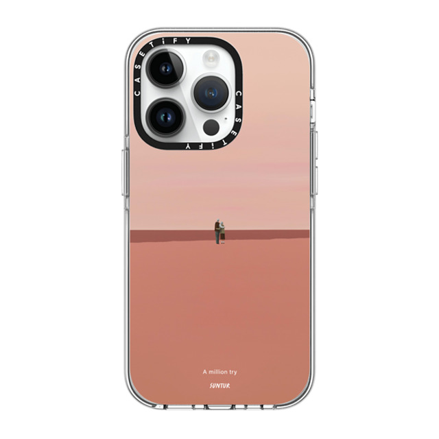 Suntur x CASETiFY iPhone 14 Pro Case Clear Clear Case MagSafe Compatible A million try Suntur x CASETiFY iPhone 14 Pro Case Clear Clear Case MagSafe Compatible A million try