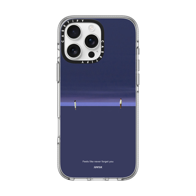 Suntur x CASETiFY iPhone 16 Pro Max ケース クリア クリア ケース MagSafe対応 Feels like never forget you