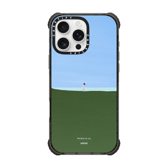 Suntur x CASETiFY iPhone 16 Pro Max Case Black ウルトラ インパクトケース MagSafe 対応 Perfect to cry Suntur x CASETiFY iPhone 16 Pro Max Case Black ウルトラ インパクトケース MagSafe 対応 Perfect to cry