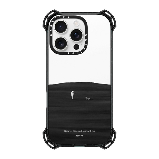 Suntur x CASETiFY iPhone 16 Pro Case Black バウンスケース Get over him, start over with me Suntur x CASETiFY iPhone 16 Pro Case Black バウンスケース Get over him, start over with me