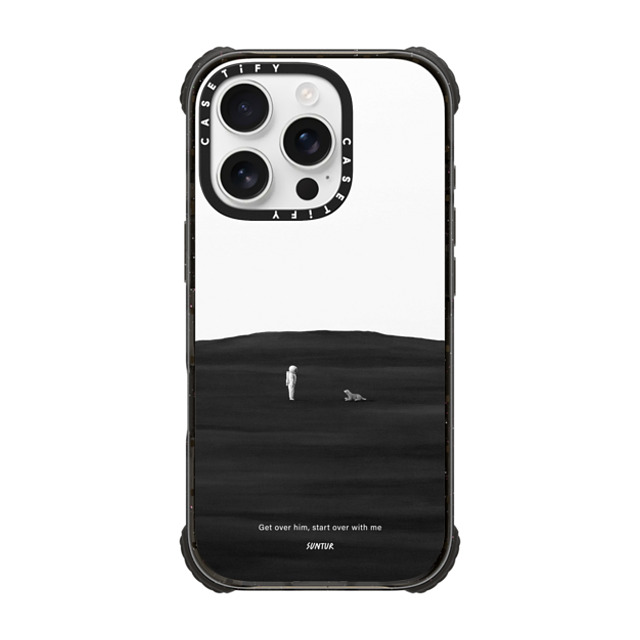 Suntur x CASETiFY iPhone 16 Pro Case Black ウルトラ インパクトケース MagSafe 対応 Get over him, start over with me Suntur x CASETiFY iPhone 16 Pro Case Black ウルトラ インパクトケース MagSafe 対応 Get over him, start over with me