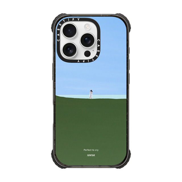 Suntur x CASETiFY iPhone 16 Pro Case Black ウルトラ インパクトケース MagSafe 対応 Perfect to cry Suntur x CASETiFY iPhone 16 Pro Case Black ウルトラ インパクトケース MagSafe 対応 Perfect to cry