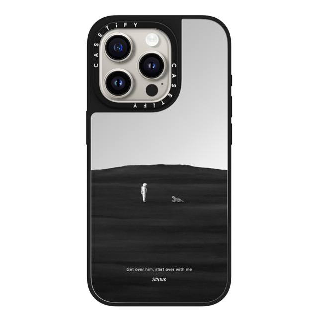 Suntur x CASETiFY iPhone 15 Pro Case Silver on Black ミラーケース MagSafe対応 Get over him, start over with me Suntur x CASETiFY iPhone 15 Pro Case Silver on Black ミラーケース MagSafe対応 Get over him, start over with me