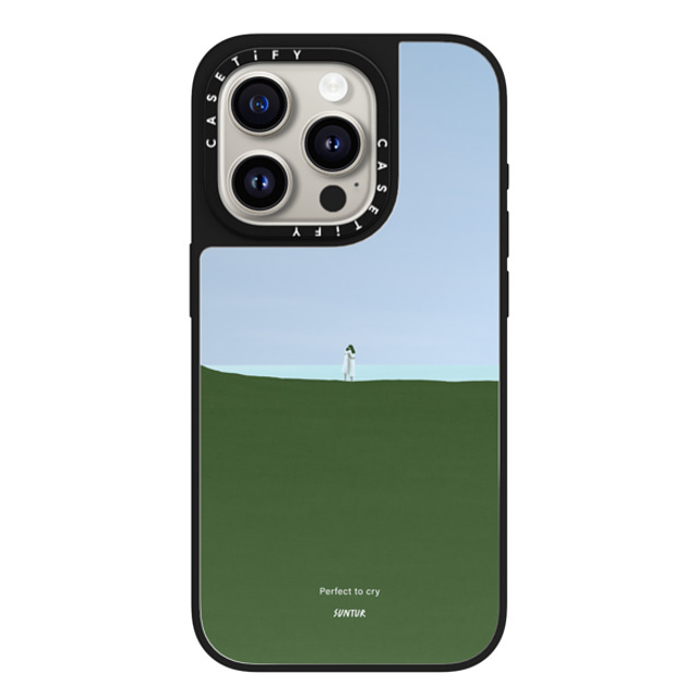 Suntur x CASETiFY iPhone 15 Pro Case Silver on Black ミラーケース MagSafe対応 Perfect to cry Suntur x CASETiFY iPhone 15 Pro Case Silver on Black ミラーケース MagSafe対応 Perfect to cry