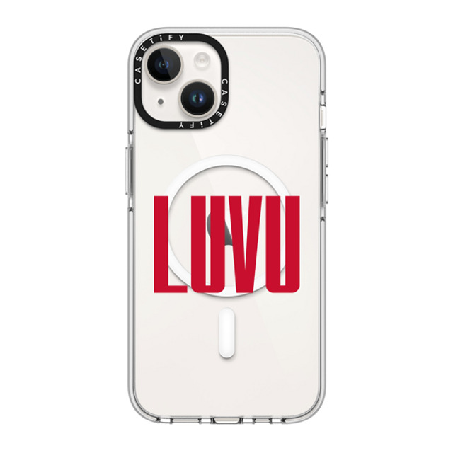 CASETiFY iPhone 14 Case Clear Clear Case MagSafe Compatible Custom Case - luvu CASETiFY iPhone 14 Case Clear Clear Case MagSafe Compatible Custom Case - luvu