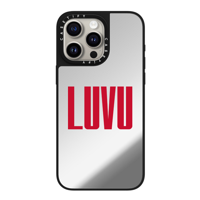 CASETiFY iPhone 15 Pro Max Case Silver on Black ミラーケース MagSafe対応 Custom Case - luvu CASETiFY iPhone 15 Pro Max Case Silver on Black ミラーケース MagSafe対応 Custom Case - luvu
