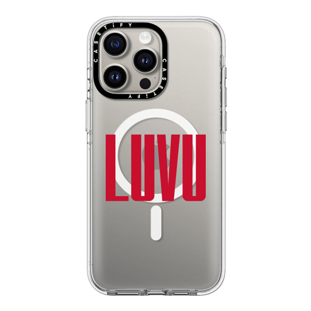 CASETiFY iPhone 15 Pro Max Case Clear Clear Case MagSafe Compatible Custom Case - luvu CASETiFY iPhone 15 Pro Max Case Clear Clear Case MagSafe Compatible Custom Case - luvu