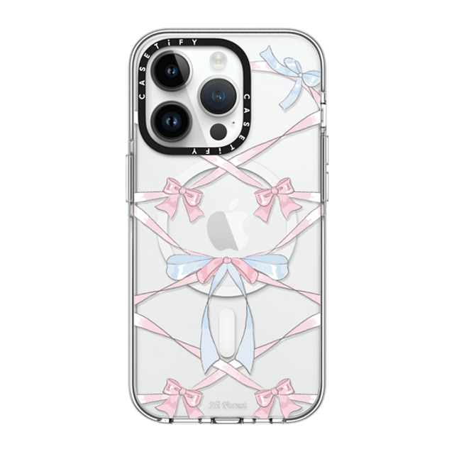 CASETiFY iPhone 14 Pro Case Clear Clear Case MagSafe Compatible Ribbon Halo hi forest CASETiFY iPhone 14 Pro Case Clear Clear Case MagSafe Compatible Ribbon Halo hi forest