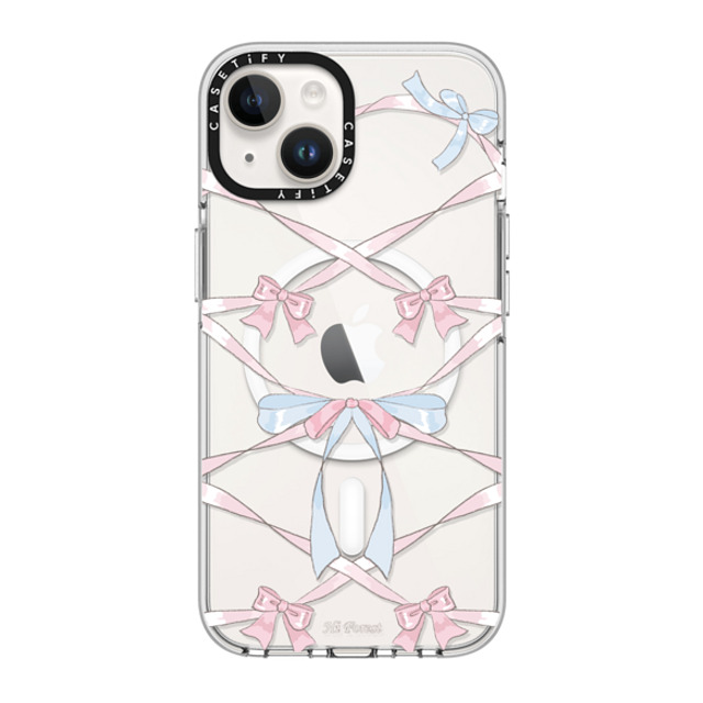 CASETiFY iPhone 14 Case Clear Clear Case MagSafe Compatible Ribbon Halo hi forest CASETiFY iPhone 14 Case Clear Clear Case MagSafe Compatible Ribbon Halo hi forest