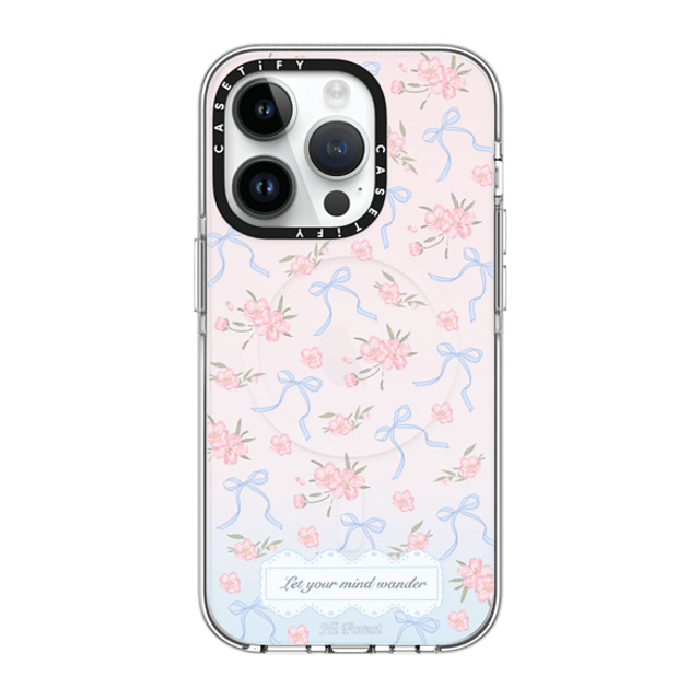 CASETiFY iPhone 14 Pro Case Clear Clear Case MagSafe Compatible Let Your Mind Wander hi forest CASETiFY iPhone 14 Pro Case Clear Clear Case MagSafe Compatible Let Your Mind Wander hi forest