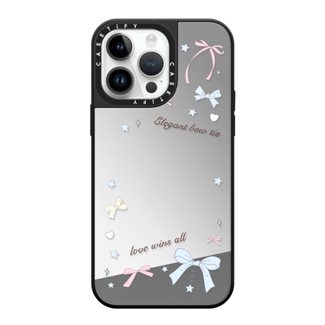 CASETiFY iPhone 14 Pro Max Case Silver on Black ミラーケース MagSafe対応 Love Wins All hi forest CASETiFY iPhone 14 Pro Max Case Silver on Black ミラーケース MagSafe対応 Love Wins All hi forest
