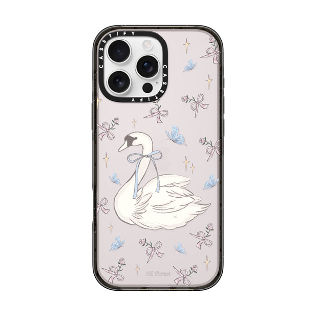 CASETiFY iPhone 16 Pro Max Case Black インパクトケース Swan Dance hi forest Mother's Day CASETiFY iPhone 16 Pro Max Case Black インパクトケース Swan Dance hi forest Mother's Day