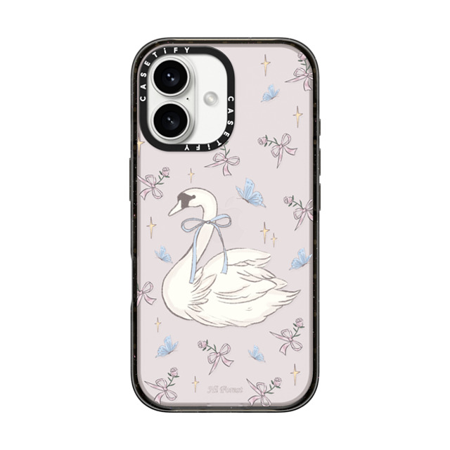 CASETiFY iPhone 16 Case Black Impact Case Swan Dance hi forest Mother's Day CASETiFY iPhone 16 Case Black Impact Case Swan Dance hi forest Mother's Day