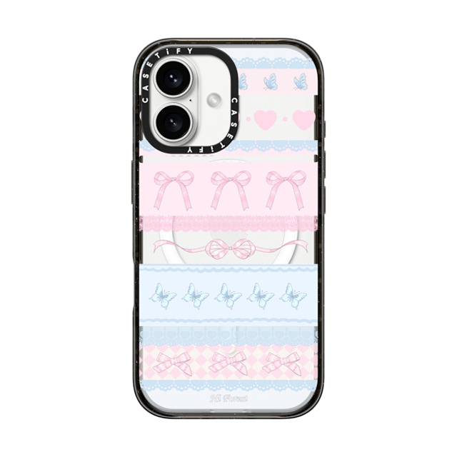 CASETiFY iPhone 16 Case Black Impact Case MagSafe Compatible Ribbon Dream hi forest Father's Day CASETiFY iPhone 16 Case Black Impact Case MagSafe Compatible Ribbon Dream hi forest Father's Day