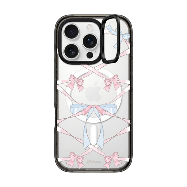 CASETiFY iPhone 16 Pro ケース ブラック インパクトリングスタンドケース MagSafe対応 Ribbon Halo hi forest Father's Day CASETiFY iPhone 16 Pro ケース ブラック インパクトリングスタンドケース MagSafe対応 Ribbon Halo hi forest Father's Day