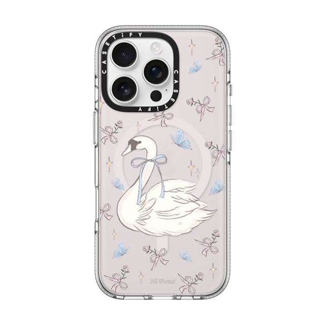 CASETiFY iPhone 16 Pro ケース クリア クリア ケース MagSafe対応 Swan Dance hi forest Father's Day CASETiFY iPhone 16 Pro ケース クリア クリア ケース MagSafe対応 Swan Dance hi forest Father's Day