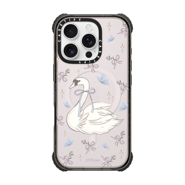 CASETiFY iPhone 16 Pro ケース ブラック ウルトラ インパクトケース MagSafe 対応 Swan Dance hi forest Father's Day CASETiFY iPhone 16 Pro ケース ブラック ウルトラ インパクトケース MagSafe 対応 Swan Dance hi forest Father's Day