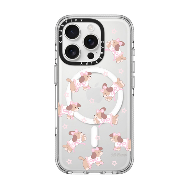 CASETiFY iPhone 16 Pro ケース クリア クリア ケース MagSafe対応 Ribbon Puppy hi forest Father's Day CASETiFY iPhone 16 Pro ケース クリア クリア ケース MagSafe対応 Ribbon Puppy hi forest Father's Day