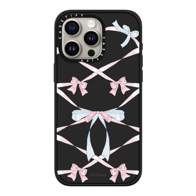 CASETiFY iPhone 15 Pro Max Case Matte Black Impact Case Ribbon Halo hi forest CASETiFY iPhone 15 Pro Max Case Matte Black Impact Case Ribbon Halo hi forest