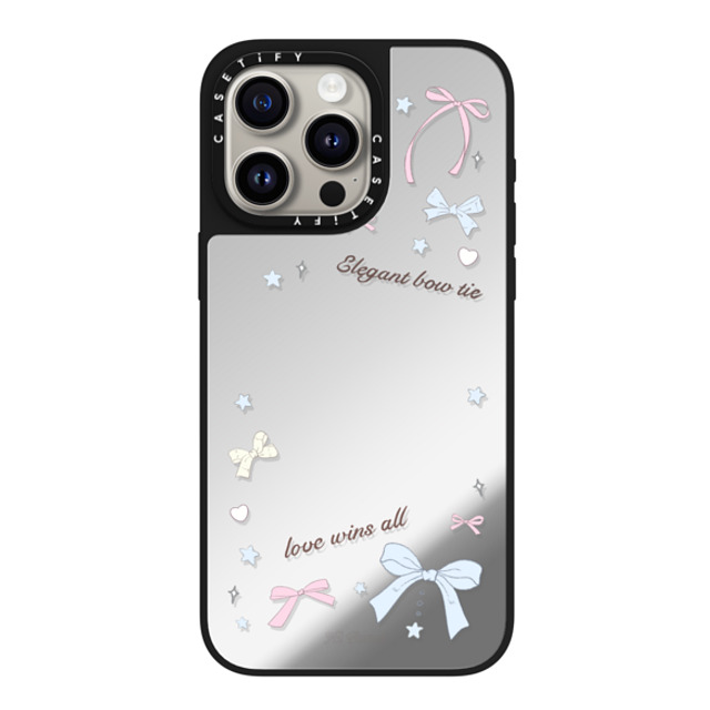 CASETiFY iPhone 15 Pro Max Case Silver on Black ミラーケース MagSafe対応 Love Wins All hi forest CASETiFY iPhone 15 Pro Max Case Silver on Black ミラーケース MagSafe対応 Love Wins All hi forest