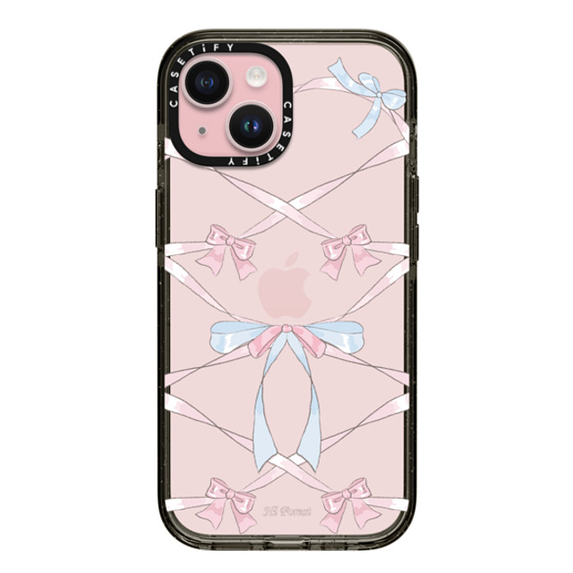 CASETiFY iPhone 15 Case Black Impact Case Ribbon Halo hi forest CASETiFY iPhone 15 Case Black Impact Case Ribbon Halo hi forest