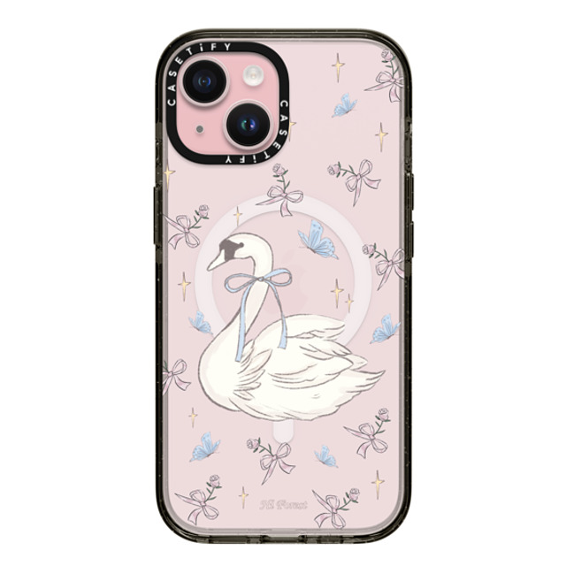 CASETiFY iPhone 15 ケース ブラック インパクトケース MagSafe対応 Swan Dance hi forest Father's Day CASETiFY iPhone 15 ケース ブラック インパクトケース MagSafe対応 Swan Dance hi forest Father's Day