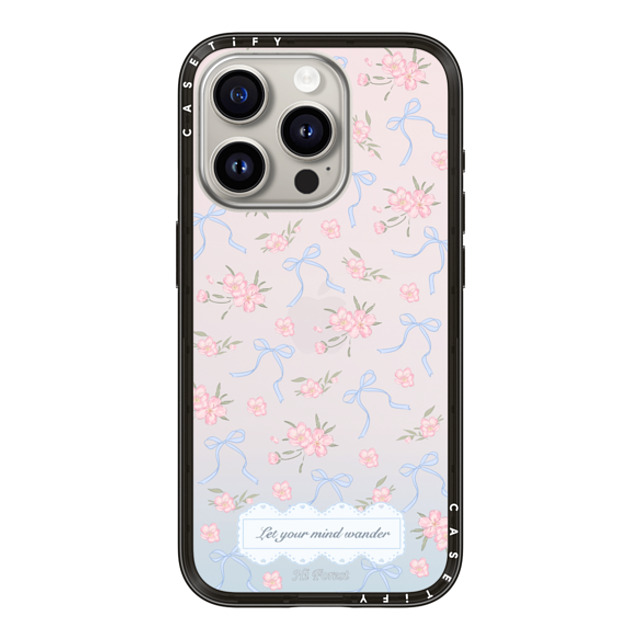 CASETiFY iPhone 15 Pro Case Black インパクトライトケース Let Your Mind Wander hi forest CASETiFY iPhone 15 Pro Case Black インパクトライトケース Let Your Mind Wander hi forest