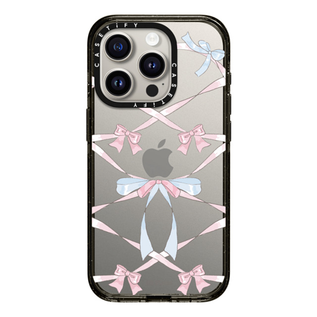 CASETiFY iPhone 15 Pro Case Black Impact Case Ribbon Halo hi forest CASETiFY iPhone 15 Pro Case Black Impact Case Ribbon Halo hi forest