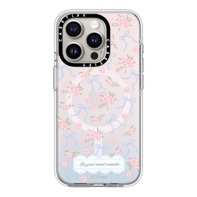 CASETiFY iPhone 15 Pro Case Clear Clear Case MagSafe Compatible Let Your Mind Wander hi forest CASETiFY iPhone 15 Pro Case Clear Clear Case MagSafe Compatible Let Your Mind Wander hi forest
