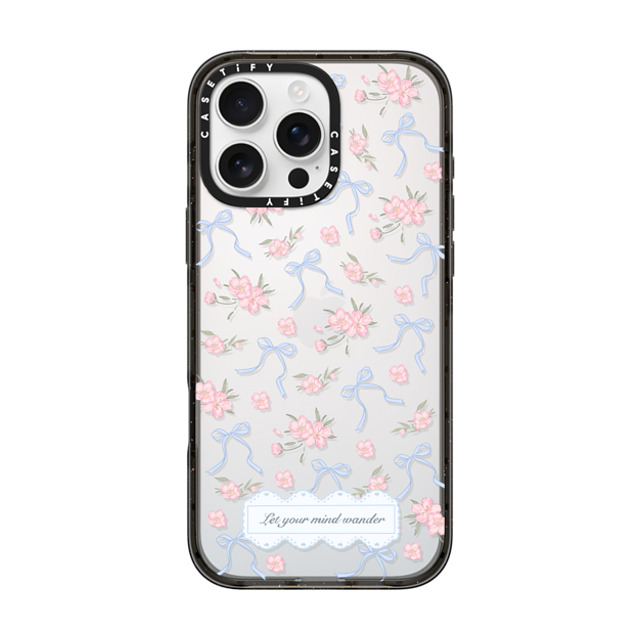 CASETiFY iPhone 16 Pro Max ケース ブラック インパクトケース Let Your Mind Wander hi forest Back to School CASETiFY iPhone 16 Pro Max ケース ブラック インパクトケース Let Your Mind Wander hi forest Back to School