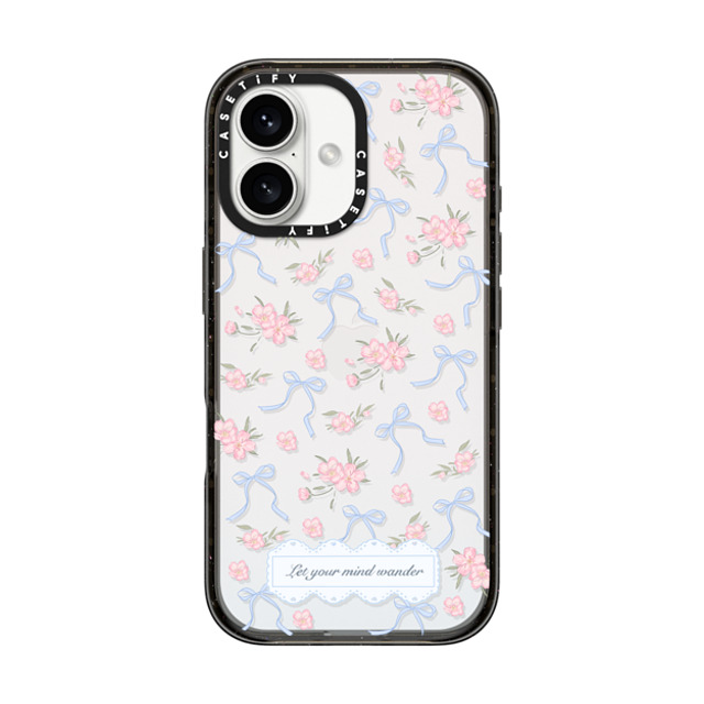 CASETiFY iPhone 16 ケース ブラック インパクトケース Let Your Mind Wander hi forest Back to School CASETiFY iPhone 16 ケース ブラック インパクトケース Let Your Mind Wander hi forest Back to School