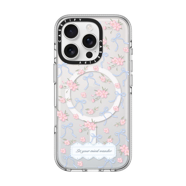 CASETiFY iPhone 16 Pro ケース クリア クリア ケース MagSafe対応 Let Your Mind Wander hi forest Back to School CASETiFY iPhone 16 Pro ケース クリア クリア ケース MagSafe対応 Let Your Mind Wander hi forest Back to School