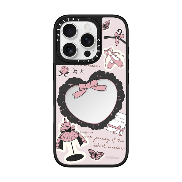 CASETiFY iPhone 16 Pro Case Silver on Black ミラーケース MagSafe対応 In My Room hi forest Mother's Day CASETiFY iPhone 16 Pro Case Silver on Black ミラーケース MagSafe対応 In My Room hi forest Mother's Day