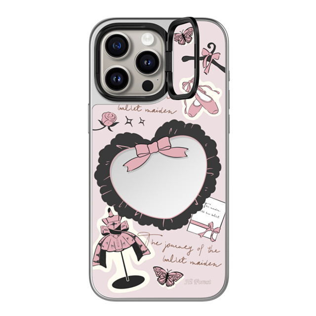 CASETiFY iPhone 15 Pro Max Case シルバー (シルバーバンパー) ミラー リングスタンドケース MagSafe対応 In My Room hi forest Mother's Day CASETiFY iPhone 15 Pro Max Case シルバー (シルバーバンパー) ミラー リングスタンドケース MagSafe対応 In My Room hi forest Mother's Day