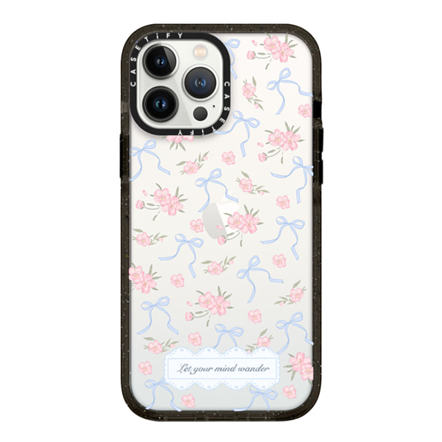 CASETiFY iPhone 13 Pro Max ケース ブラック インパクトケース Let Your Mind Wander hi forest Back to School CASETiFY iPhone 13 Pro Max ケース ブラック インパクトケース Let Your Mind Wander hi forest Back to School
