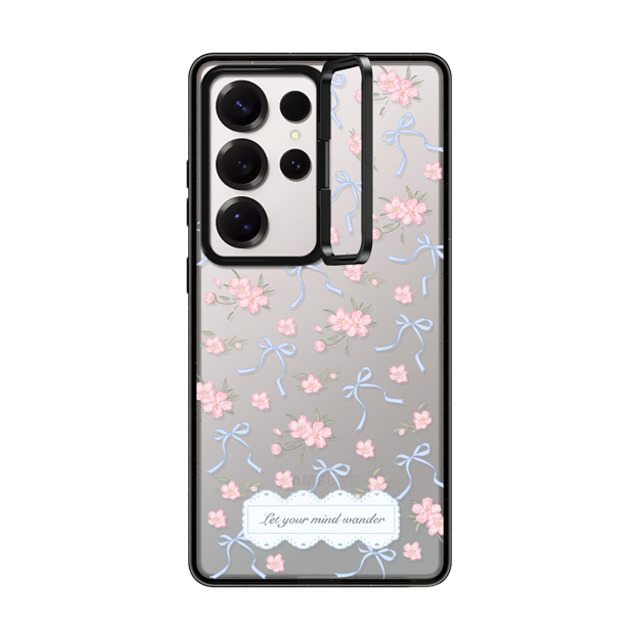 CASETiFY Galaxy S25 Ultra ケース ブラック インパクト リングスタンド ケース Let Your Mind Wander hi forest Back to School CASETiFY Galaxy S25 Ultra ケース ブラック インパクト リングスタンド ケース Let Your Mind Wander hi forest Back to School